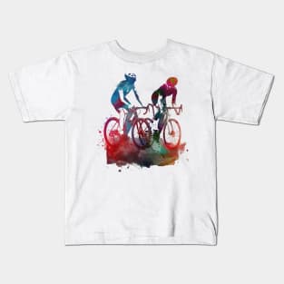 Cycling Bike sport art #cycling #sport Kids T-Shirt